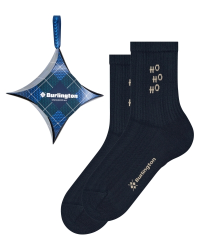 Burlington X-Mas giftset heren sokken marine-1