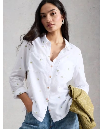 WHITE STUFF White Stuff Sophie shirt ivory multi