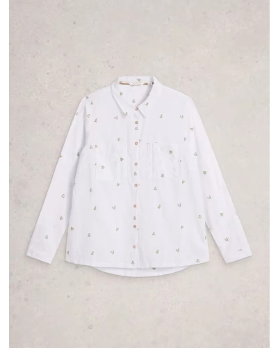 White Stuff Sophie shirt ivory multi ivory mlt