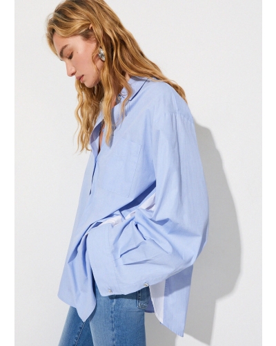 Liu Jo Double-layer shirt light blue light blue