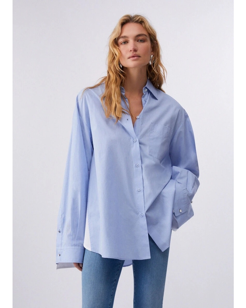 Liu Jo Double-layer shirt light blue light blue