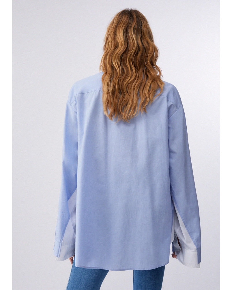 Liu Jo Double-layer shirt light blue light blue