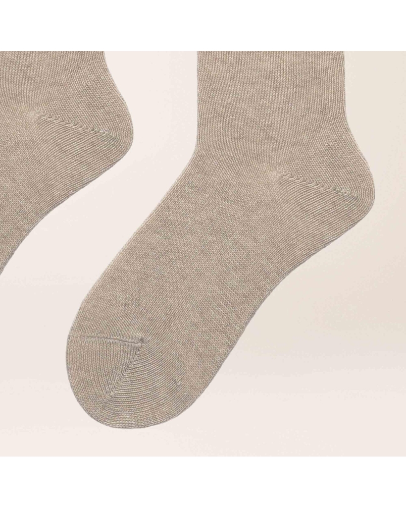 Kunert Cosy cashmere kniekousen beige melange