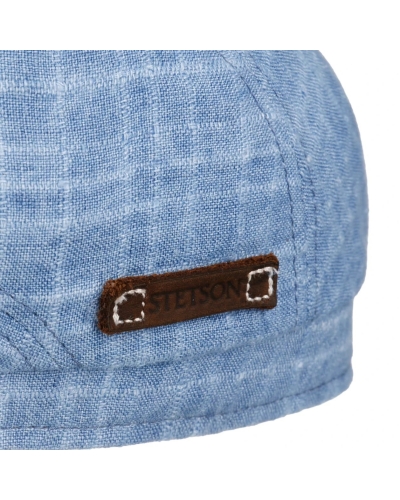 Stetson Barista driver cap linen 2 - denim blue