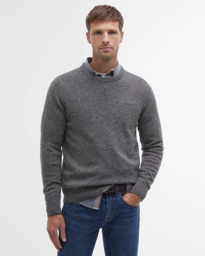 Barbour Tisbury crew neck sweater fog