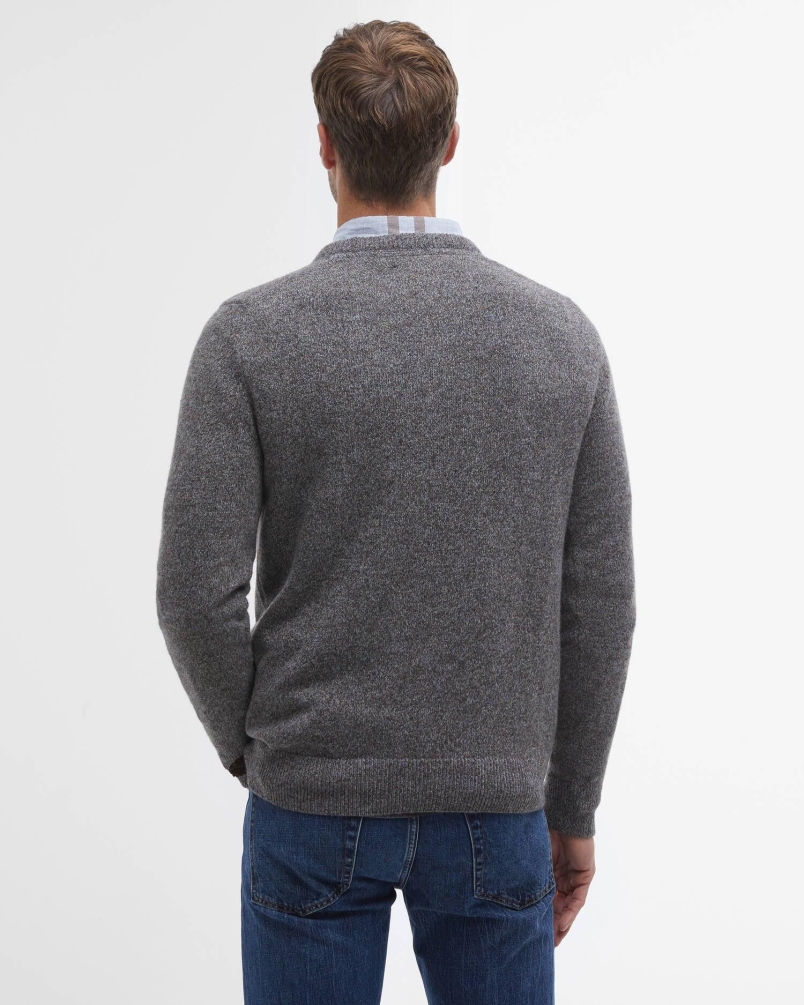 Barbour Tisbury crew neck sweater fog