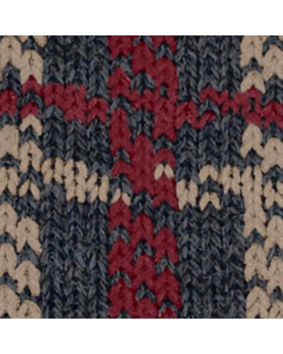 Burlington Grid heren sokken navy melange