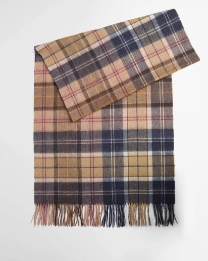 BARBOUR Barbour Serena tartan lambswool scarf