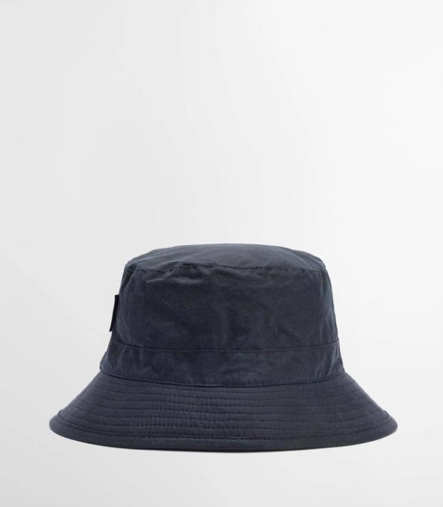 Barbour Waxed bucket hat navy
