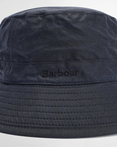 Barbour Waxed bucket hat navy