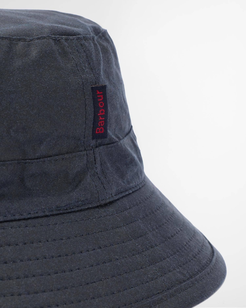 Barbour Waxed bucket hat navy