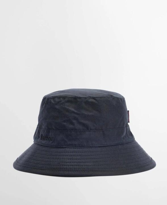 Barbour Waxed bucket hat navy