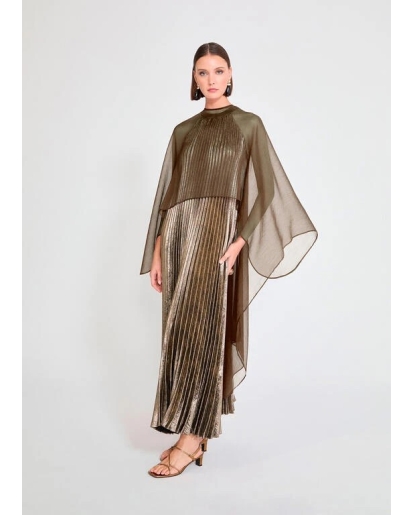 LOLA CASADEMUNT Lola Casademunt Georgette pointed cape