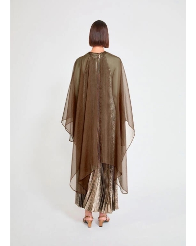 Lola Casademunt Georgette pointed cape gold