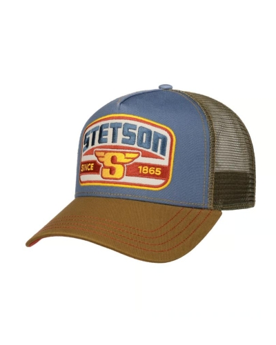 Stetson Trucker cap S Wing 52 - brown/blue