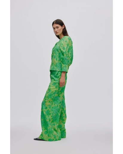 RABENS SALONER Rabens Saloner Cass jacquard wide leg