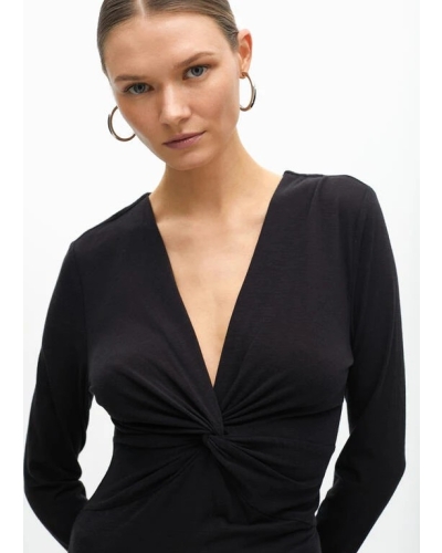 Lola Casademunt T-shirt with knot negro