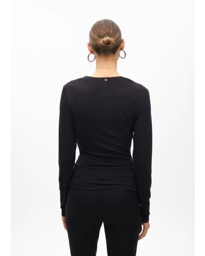 Lola Casademunt T-shirt with knot negro
