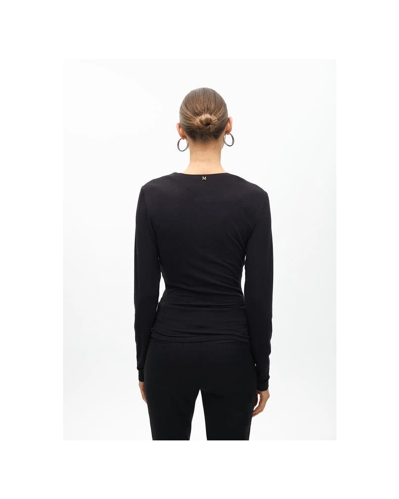 Lola Casademunt T-shirt with knot negro