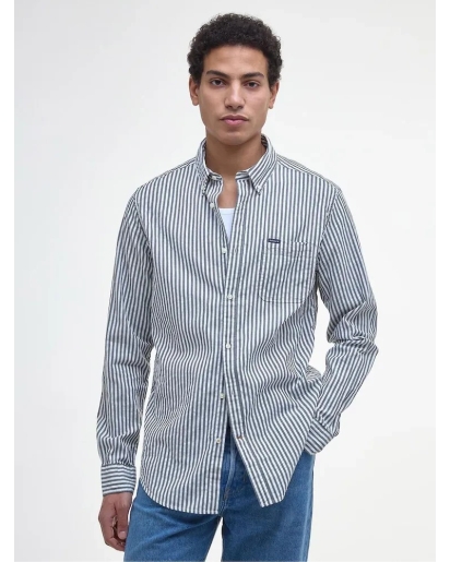 BARBOUR Barbour Cresswell seersucker tailored shirt