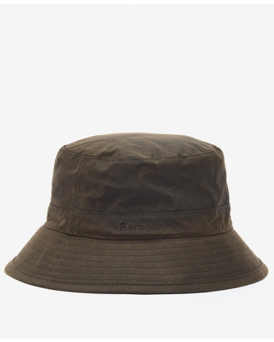 Barbour Waxed bucket hat olive