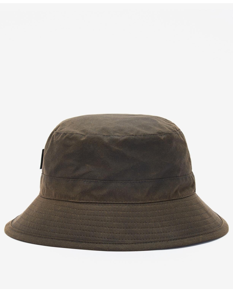 Barbour Waxed bucket hat olive