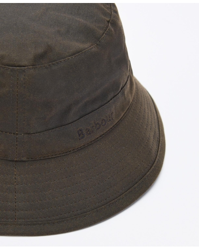 Barbour Waxed bucket hat olive