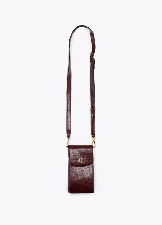 Lola Casademunt mobile case crocodile effect bordeaux