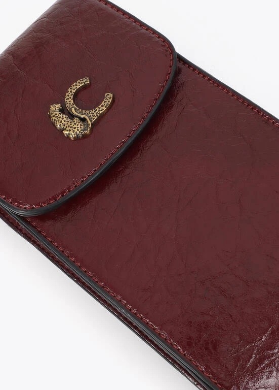 Lola Casademunt mobile case crocodile effect bordeaux