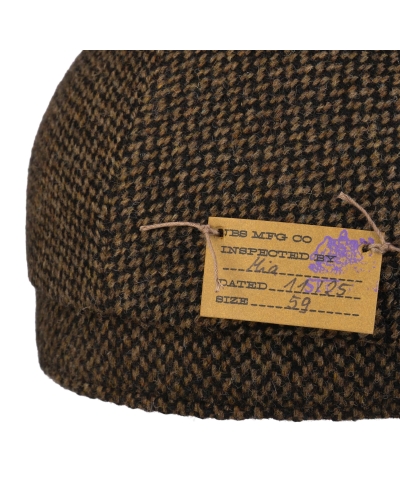Stetson Driver cap virgin wool brown/black-1