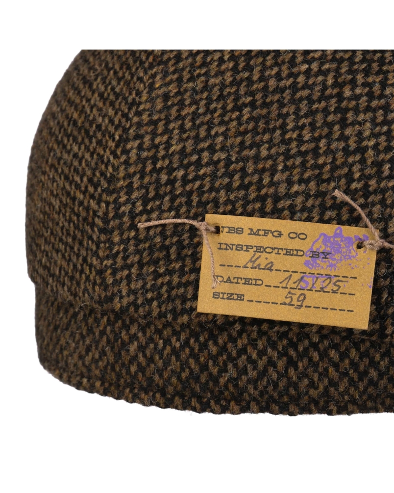 Stetson Driver cap virgin wool brown/black-1