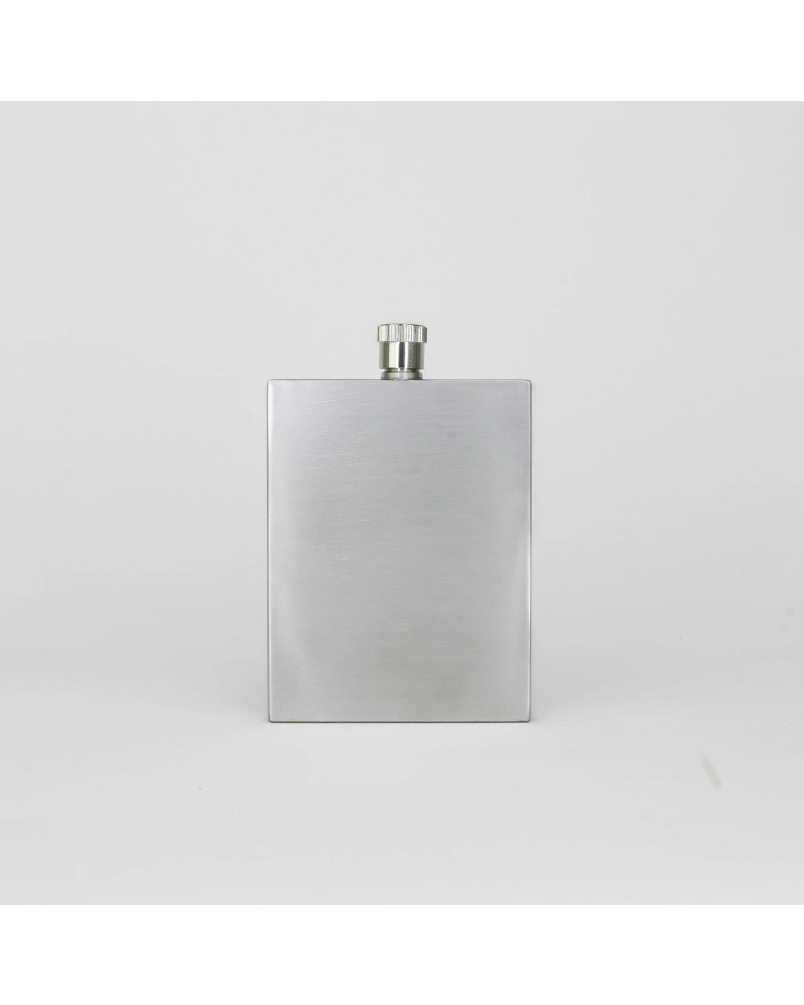 Sophos Square hip flask silver