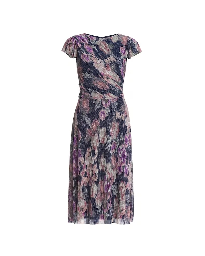 Swing Midi dress navy vintage pink navy/vintage pink