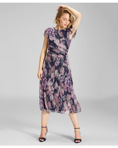 Swing Midi dress navy vintage pink navy/vintage pink