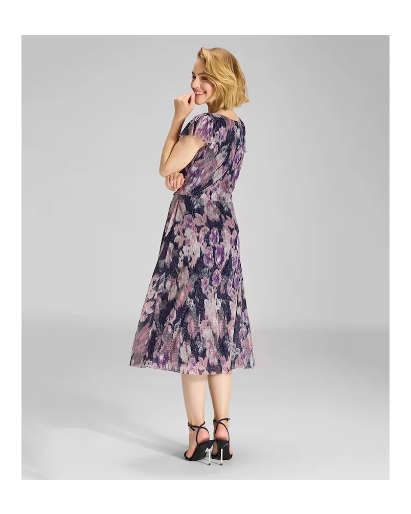 Swing Midi dress navy vintage pink navy/vintage pink