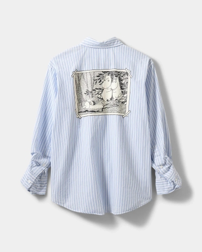 Sofie Schnoor Abby moomin shirt blue striped