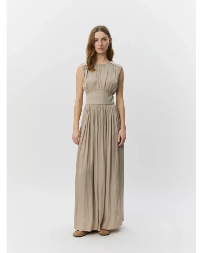 Sofie Schnoor Lin maxi dress feather gray