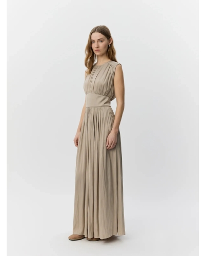 Sofie Schnoor Lin maxi dress feather gray