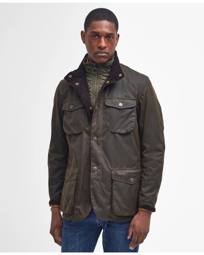Barbour Ogston wax jacket olive olive