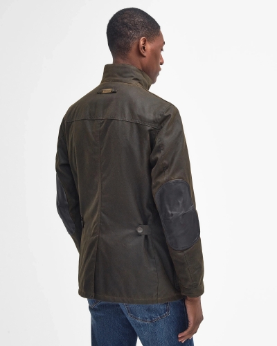 Barbour Ogston wax jacket olive olive
