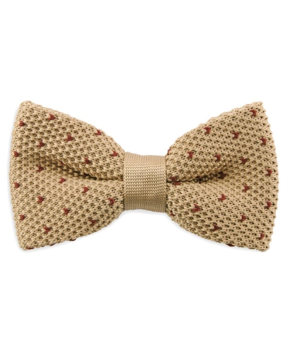 Sir Redman Bowtie gebreid Flying V beige/bordeauxrood