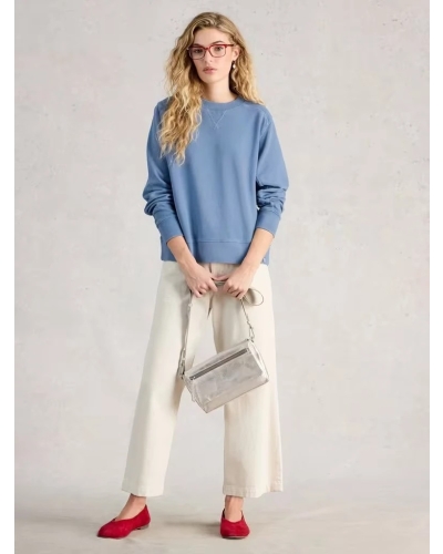 White Stuff Daydreamer sweat mid blue
