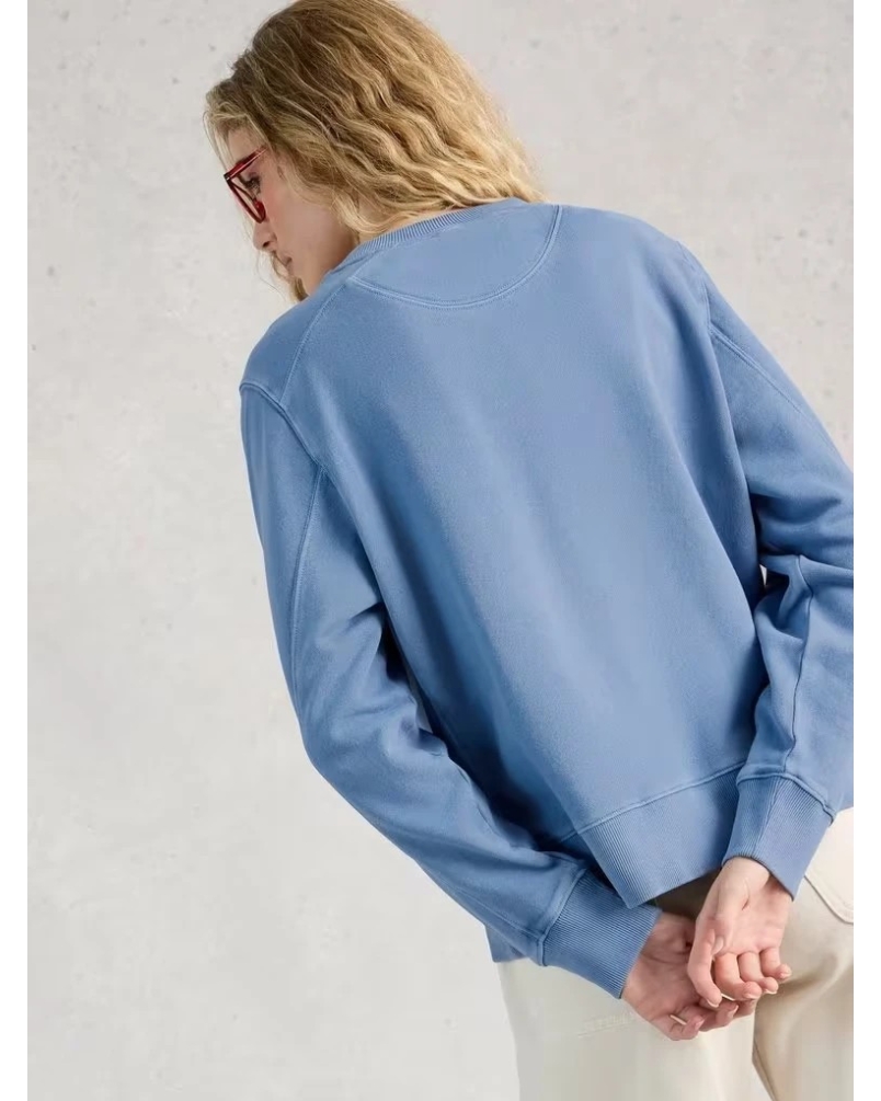 White Stuff Daydreamer sweat mid blue
