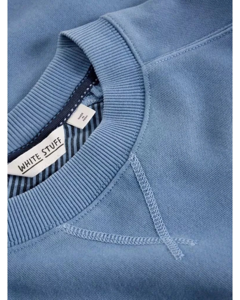 White Stuff Daydreamer sweat mid blue