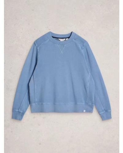 White Stuff Daydreamer sweat mid blue