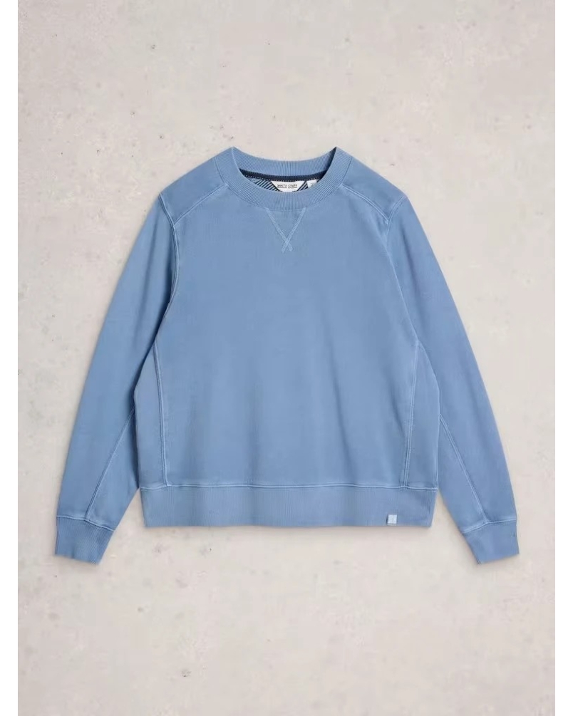 White Stuff Daydreamer sweat mid blue