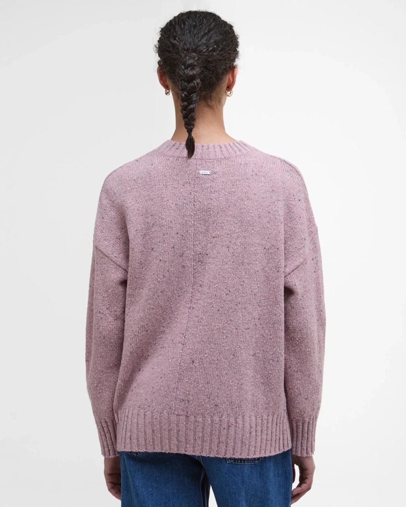 LAVENSDALE CREW JUMPER pink blush