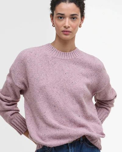 LAVENSDALE CREW JUMPER pink blush