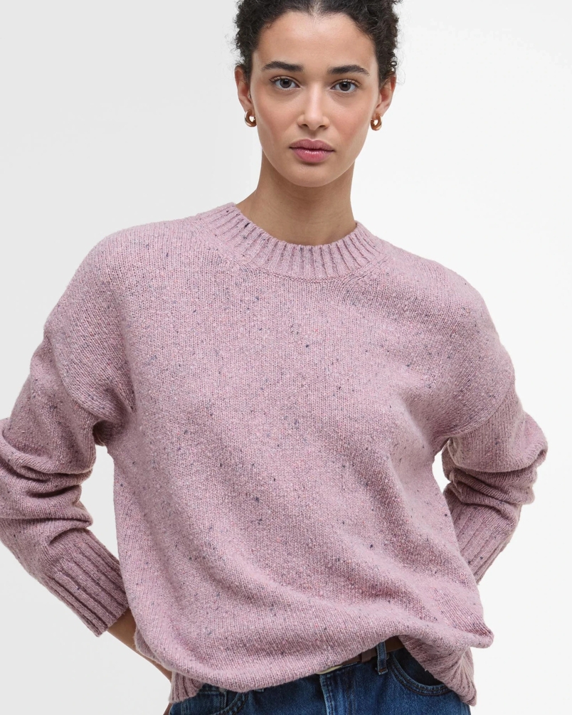 LAVENSDALE CREW JUMPER pink blush