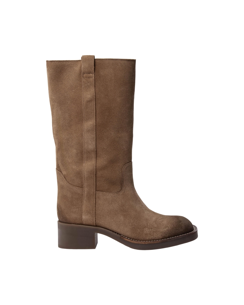 Sofie Schnoor Juliane suede boot dark sand
